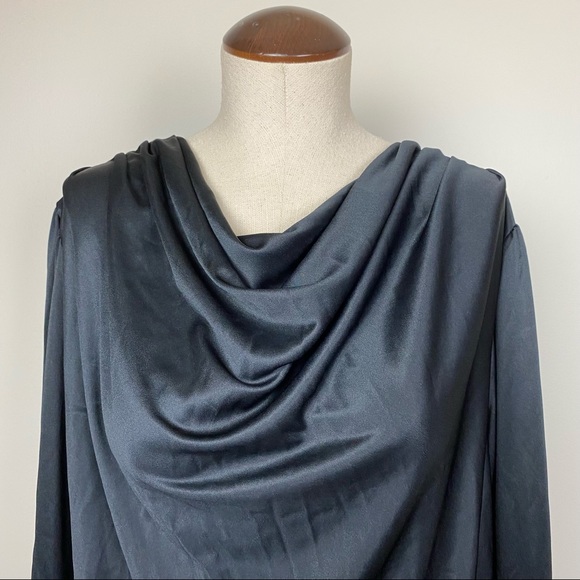 Vintage Ms. Tops California 70s Drape Neck Top - Picture 4 of 7
